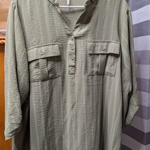 3XL Olive Green Shirt by 3MALT